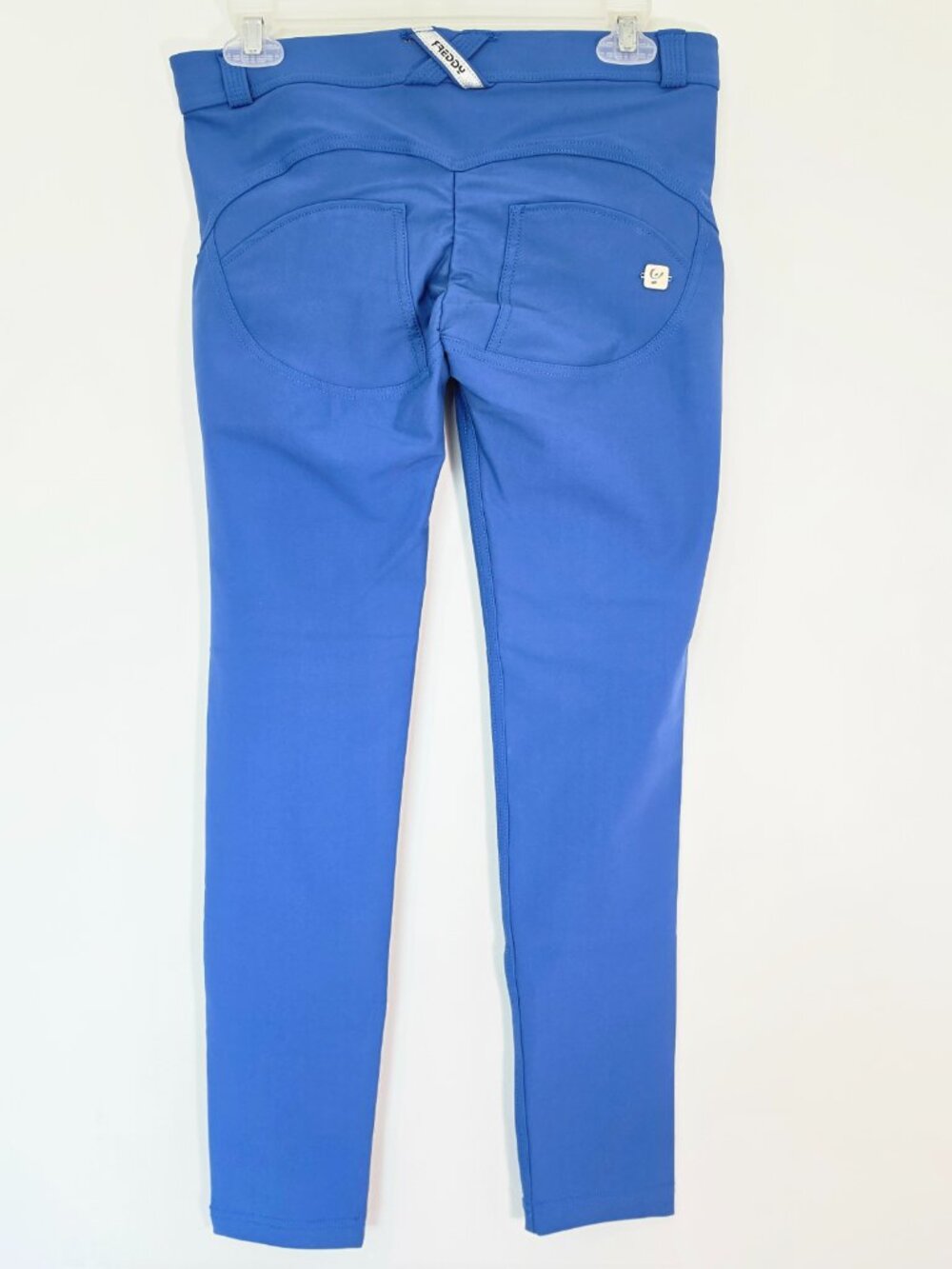 New Freddy WR.UP Women's Pants M US 6 Blue 7/8 Skinny Shaping Made in Italy NWOT